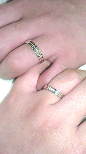 結婚指輪着用写真9