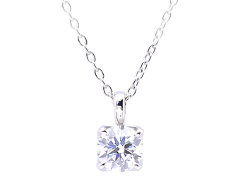 一粒ダイヤモンドネックレス model 7