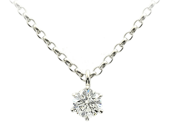 一粒ダイヤモンドネックレス model 1